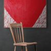 Rustic Wooden Chair Next To Bare Wall (1)