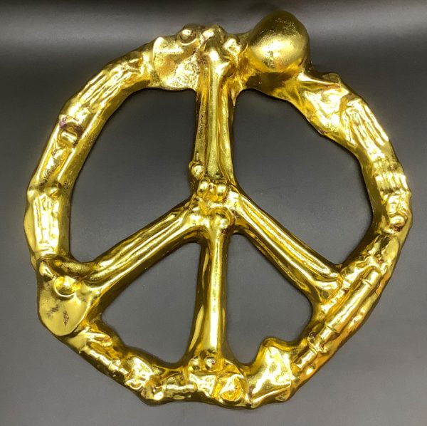 Stephen Baxter War What Is It Good For Gold H46 X W44 X D8cm Front 2