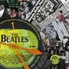 Sue Dowse The Beatles Vinyl Clock Detail