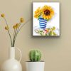 Sunflower And Budgie Insitu Web