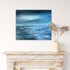 Alanah Jarvis Stormy Sea Ocean Painting Rustic Interior