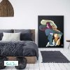 Modern Bedroom Romantic Art Man Proposing Body Bloom Vi Sarah Jane Art