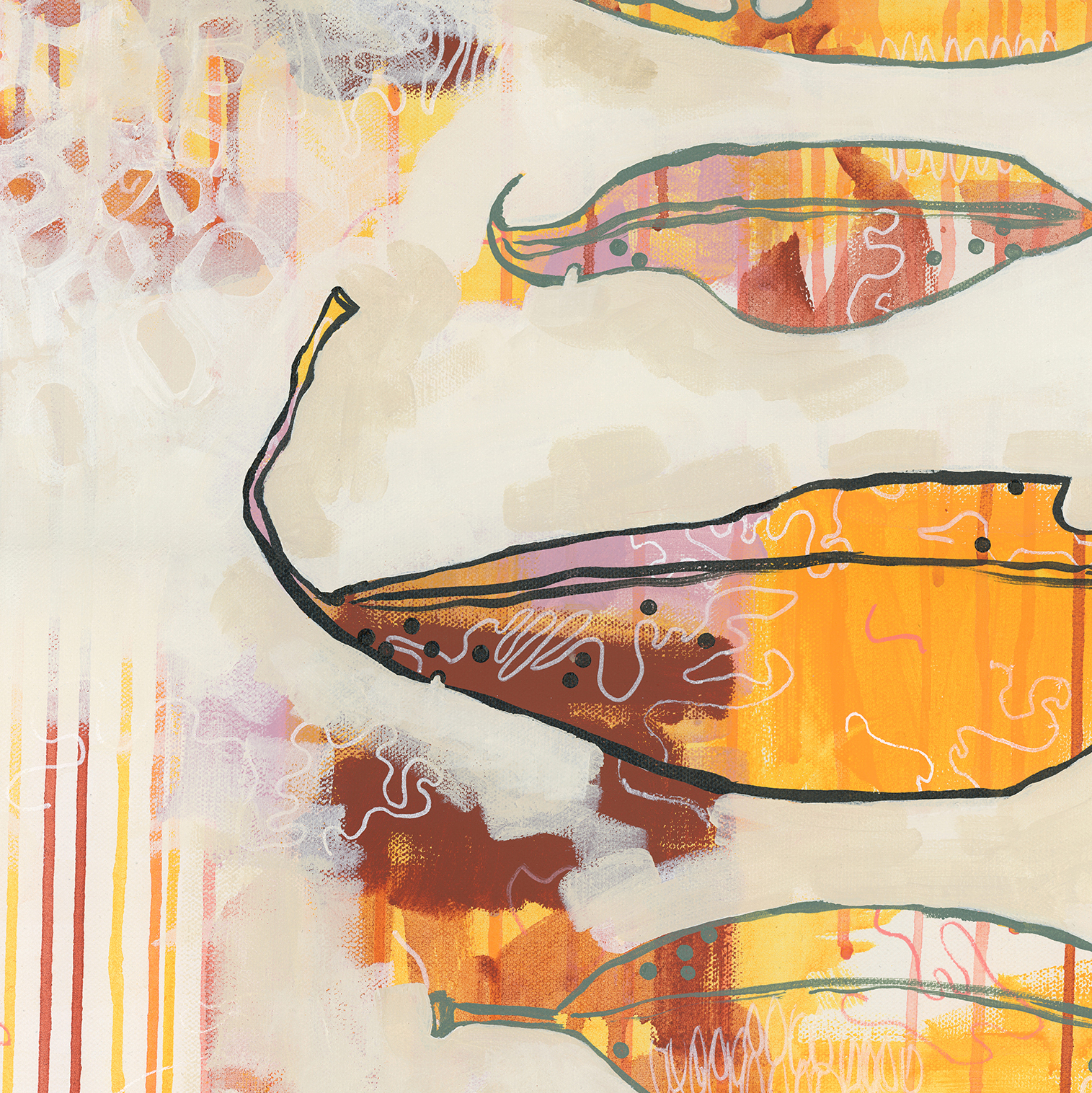 Smith & Brooks Gum Leaf Story Art For Your Home Australian Style Art For Interiors Australian Art Ready To Hang 05