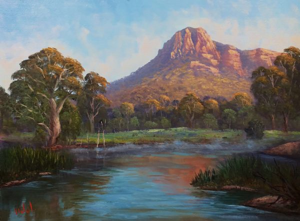 2022p931 Morning Light On Mt Sturgeon Vic B