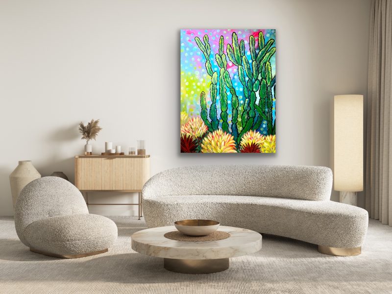 Shimmering Cactus Sunshine