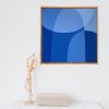 Charlotte De Pace Blue Shadows Iii Above Console Art Lovers Australia