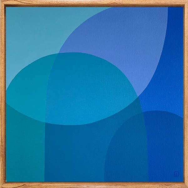 Charlotte De Pace Shadowscape Ii Natural Frame Example Art Lovers Australia