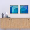 Charlotte De Pace Shadscape I & Ii Above Sideboard Art Lovers Australia