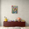 Colorful Living Room Cabinet