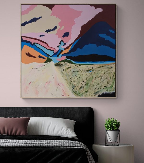 Comfy Minimalist Bedroom With Pot Plant (2)