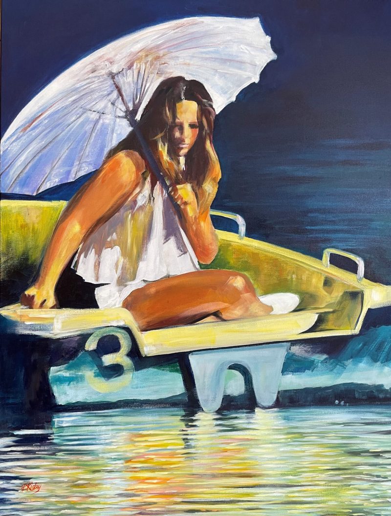 Girl on a Boat