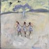 John Maitland Girls Dancing Under The Jacaranda