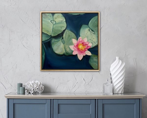 Lonely Lotus Alanah Jarvis Water Artist Coastal Interior
