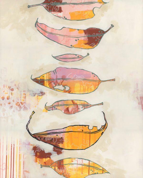 Smith & Brooks Gum Leaf Story Australian Botanical Original Artwork Art Lovers Australia 01