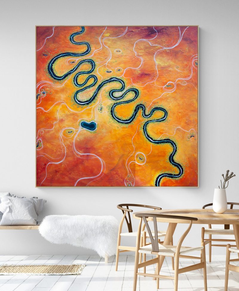 Meandering The Plains In Spring