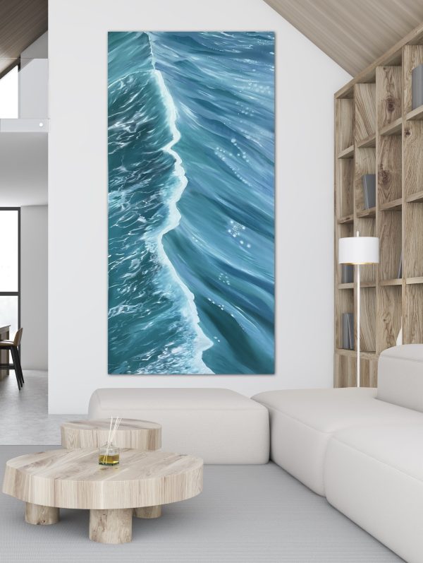 The Ripples In Our Wake Alanah Jarvis Ocean Painting