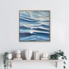 Alanah Jarvis Ocean Art Persistence Painting White Interior