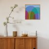 Charlotte De Pace Little Rainbow Shadows Insitu Above Sideboard Art Lovers Australia