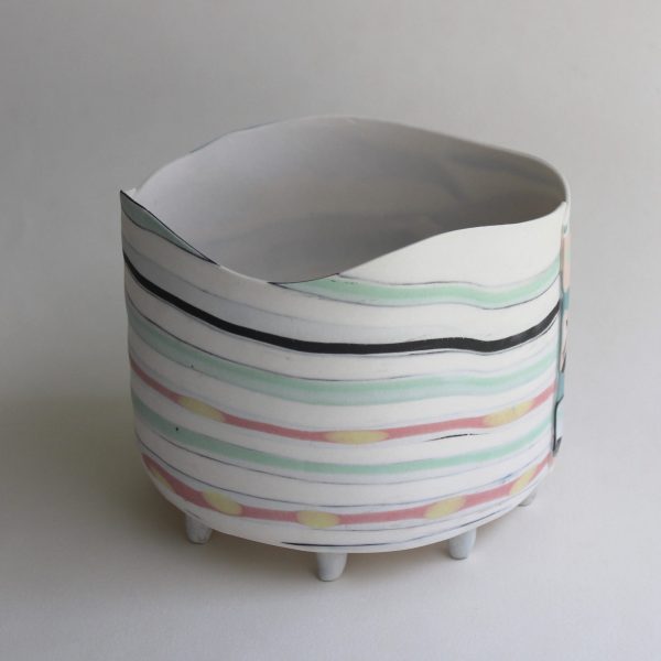 Colour Inlay Bowl 1 Carol Forster Art Lovers Australia