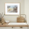 Lyn Graham Dingo 1 Watercolour On Cotton Paper 42 X 29.5 In Situ Sink
