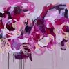 Rebecca Koerting Tell Me Again Pink Abstract Australian Artist Art Lovers Australia Primary