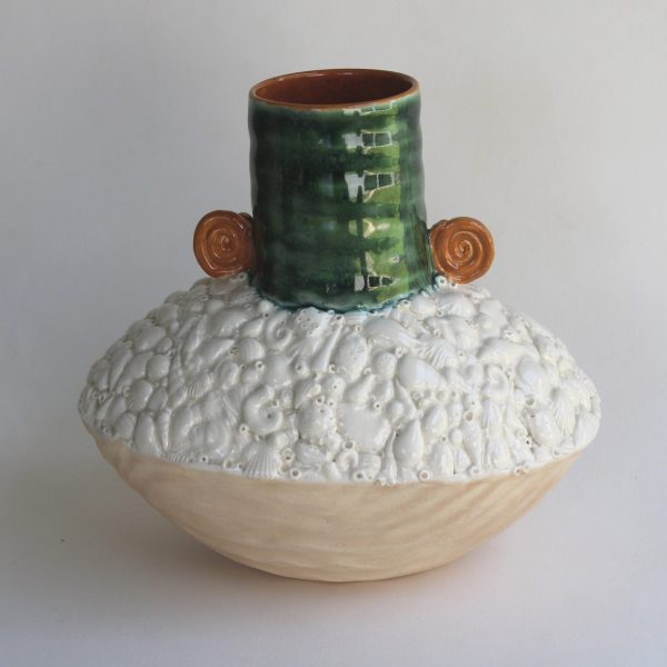 Shelly Beach Vase 1 Carol Forster Art Lovers Australia