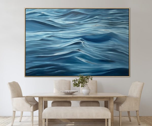 Alanah Jarvis Ocean Painting Coastal Dining Interior