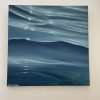 Alanah Jarvis Ocean Painting Looking Up On White Wall