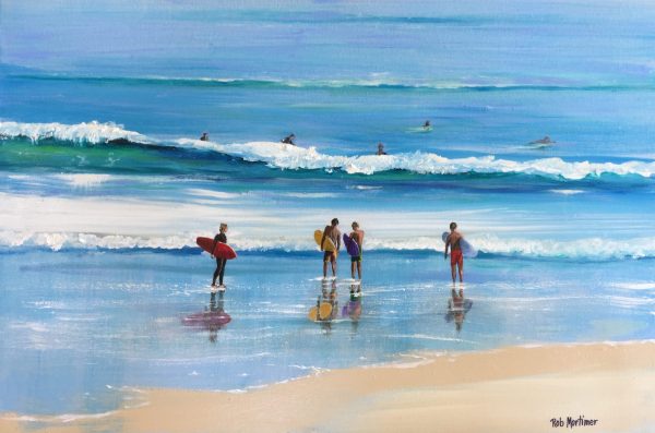 Checking Out The Surf