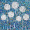 Summer Coastal Deep Blue Flowers