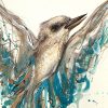 Sydney Artist Leni Kae Kookaburra Spirit Closeup