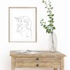 Sydney Artist Leni Kae Wish Upon A Hummingbird Framed Oak Original Line Art