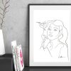 Sydney Artist Leni Kae Wish Upon A Hummingbird Original Art Framed