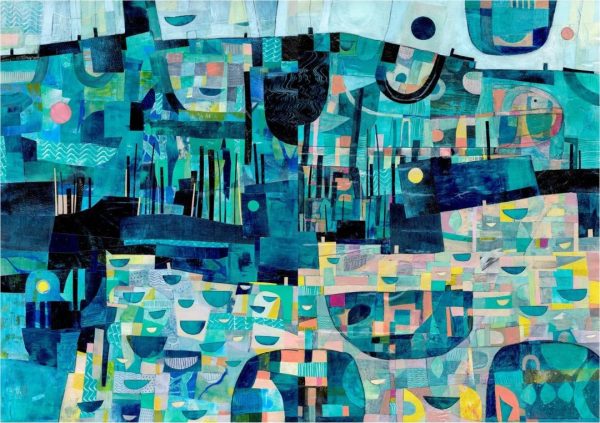 The Crossing Contemporary Abstract Art By Charlotte Wensley Queensland