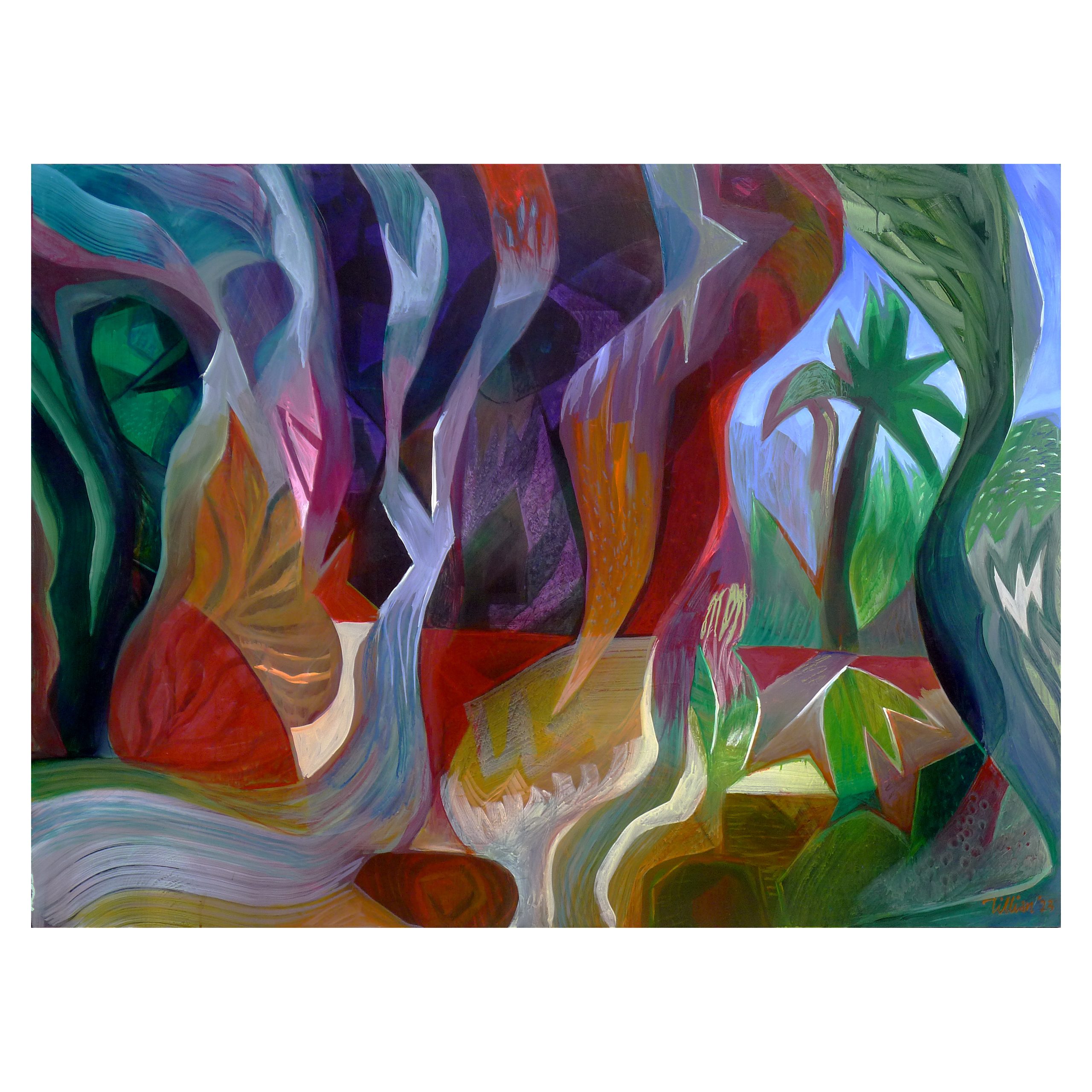 'the Glade Within The Grove' 122x92cm 5.2'23.