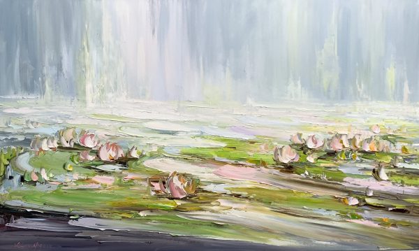 7 Water Lilies No 104, 152 X 92cm