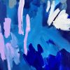Deserted Rebecca Koerting Large Colourful Blue Abstract Art Lovers Australia Detail 1