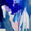 Deserted Rebecca Koerting Large Colourful Blue Abstract Art Lovers Australia Detail 2
