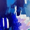 Deserted Rebecca Koerting Large Colourful Blue Abstract Art Lovers Australia Detail 5