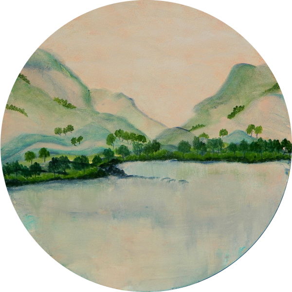 Doodie Herman Lakeside Landscape