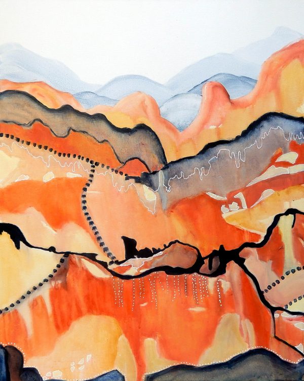 Long Walk Home Landscape Doodie Herman 004