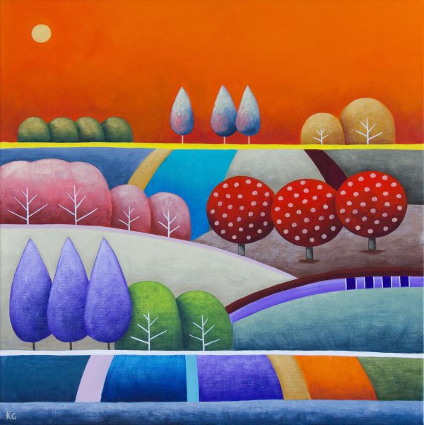 Orange Sherbet No.6 20x20 Updated Large