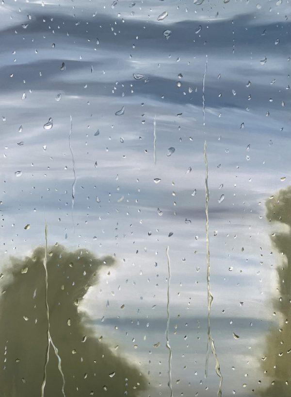 Petrichor Alanah Jarvis Ocean Art Rainscape Painting