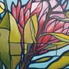 Spring Blooms By Nicola Cowie Protea Painting