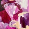 The Journey Home Rebecca Koerting Pink Modern Abstract Art Lovers Australia Detail 2