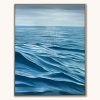 Alanah Jarvis Ocean Art Framed On White Wall