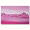 Alanah Jarvis Ocean Art Pink Fluid On White Wall