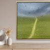 Alanah Jarvis Rain Painting Minimal Interior