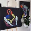 Female Empowerment Paintings Body Bloom X Sarah Jane Artist