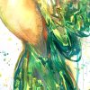 Sydney Artist Leni Kae Golden Macaw Spirit In The Sun Detail2